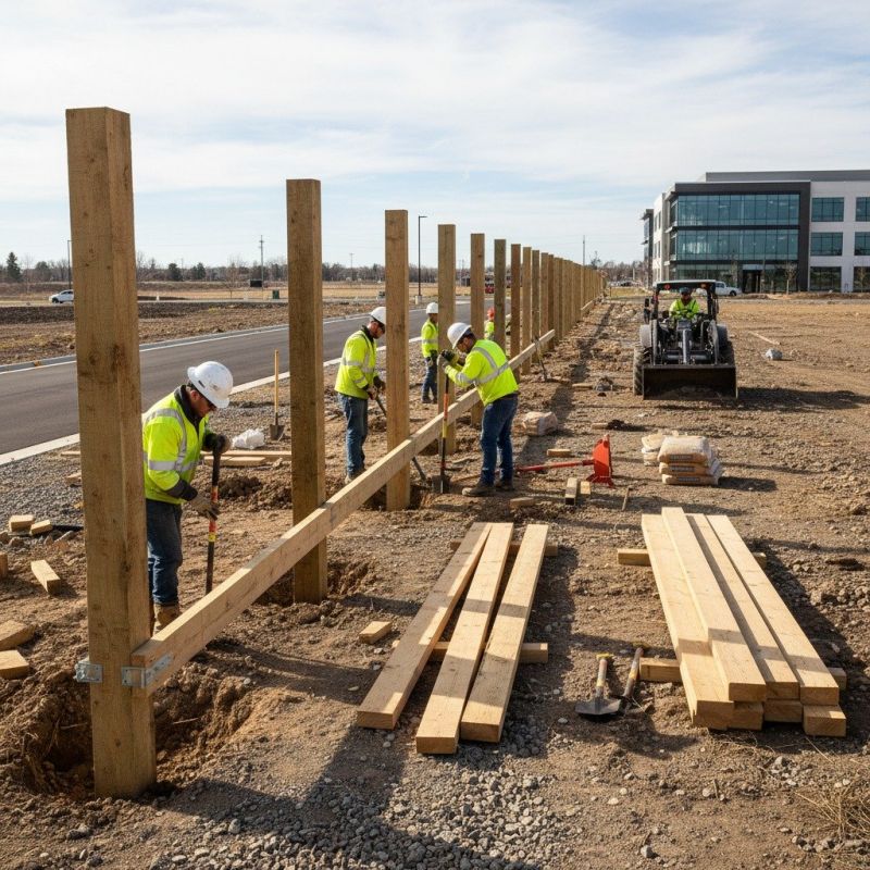 Cyclone Fence Installation detail